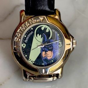 Batman glow DC diver water restraint watch COMIC Stainless steel